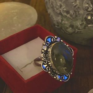 Alchemy63 Handmade Sterling & Labradorite Ring